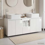  Set ormarića za kupaonicu 3 kom. Bijela visokog sjaja 49,5 x 41 x 63 cm Cijene
