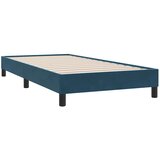  Okvir kreveta bez madraca tamnoplavi 100x210 cm baršun | shoptok.hr