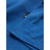 Ombre Men's t-shirt with round henley neckline - blue | Eponuda.ba