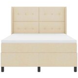Box spring krevet s madracem Krema 160 x 200 cm tkanina | shoptok.hr