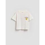 Reserved Majica kratkih rukava SmileyWorld® - krem | shoptok.hr