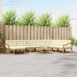  Set vanjskih sofa 9 kom. Bijela i krem | shoptok.hr