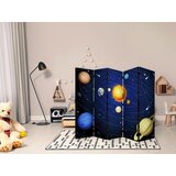 Artgeist PARAVAN 225/172/3 cm modra, črna | Shoptok.si