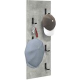  Vješalica za kapute na zidu Betonski sivi 30 x 1,5 x 80 cm | shoptok.hr