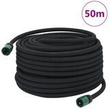 vidaXL Vrtna namakalna cev črna 0,6" 50 m guma cene