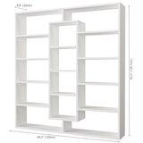 Hanah home polica za knjige ample white