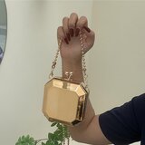Venisymlis Mini Denarnica Z Verigo Ročna Torbica Ženska Pvc Škatla Naramna Torbica Večerna Sklopka, (22070094) | Shoptok.si