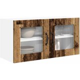 Zidni stakleni ormarić PORTO Staro drvo 80 x 31 x 40 cm | Eponuda.com
