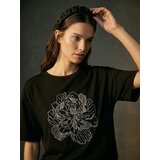 Sinsay Pamučna majica kratkih rukava s vezom | shoptok.hr