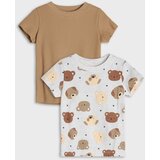 Sinsay Pamučne majice s motivom medvjedića 2 pack | shoptok.hr