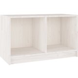 Maison Chic TV omarica - TV stojalo - Televizijska omarica bela 70x33x42 cm trdna borovina, (21700759) Cene