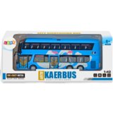  Double-decker Tour Bus 1:42 Metal Lights Blue | shoptok.hr