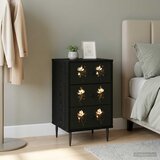  Noćni ormar BREMEN Crni hrast 36 x 33 x 61 cm Konstruirano drvo | shoptok.hr