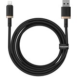 Baseus Dura Type A to IP 2.4A 2 m fast charging cable Black, Gold | shoptok.hr