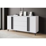 P & B Široka Komoda Helsinki, Bela | Shoptok.si