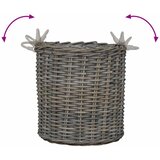  Vazon koš s pohranom 2 pcs Siva Lacak ratan | shoptok.hr