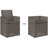  Vrtne stolice za blagovanje 2 pcs Svjetlosiva i antracit PP | shoptok.hr
