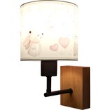 Brilagi Zidna lampa BOBO WOOD 1xE27/25W/230V hrast/crna/krem/zečići | Eponuda.com