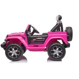  Licenciran avto na akumulator Jeep Rubicon DK-JWR555 - roza | Shoptok.si