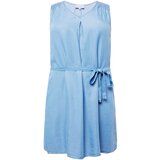 Only Carmakoma Obleka 'LAURA' moder denim | Shoptok.si