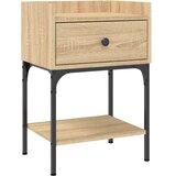  Noćni ormarići 2 kom crni 40 x 35 x 47,5 cm konstruirano drvo | shoptok.hr
