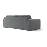 Cosmopolitan Design Siva sklopiva/s prostorom za odlaganje sofa 238 cm Belfast – | shoptok.hr