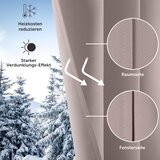 BLUMTAL 2x 215 × 132cm Zatemnitvene zavese z rinkami | Shoptok.si