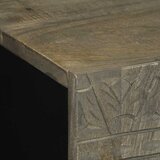  Komoda od 3 komada svijetlo siva 60x33,5x75 cm Puno drvo Mango | shoptok.hr