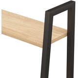  Samostojeće police s 4 razine svjetlosmeđe i crne 56x35x140 cm | shoptok.hr