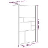 Pregrada za tuš 100 x 195 cm sa staklom ESG bijela | Eponuda.ba