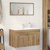  Kupaonski ormarić za umivaonik Artisan hrast izrađeno drvo | shoptok.hr
