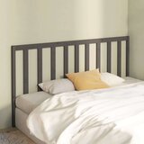  Uzglavlje za krevet sivo 206 x 4 x 100 cm od masivne borovine | shoptok.hr