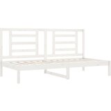  Dnevna postelja bela 90x200 cm trdna borovina, (20725806) | Shoptok.si
