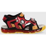 Geox Otroški sandali x Marvel rdeča barva | Shoptok.si