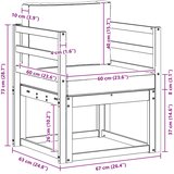  2 Komad Set vanjskih sofa Poliester Bijela i Krem | shoptok.hr