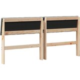  Tapecirani uzglavlje Tamno siva 150 cm Čvrsto borovo drvo | Eponuda.com