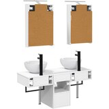  Set ormarića za kupaonicu 5 kom. Bijela Konstruirano drvo | shoptok.hr