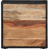  Zidni noćni ormarić 35 x 35 x 20 cm od masivnog drva bagrema | shoptok.hr