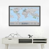  uramljena greb mapa sveta cene