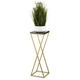  Stalak za cveće LOFT 70x24 cm, zlatna/crna | Eponuda.com