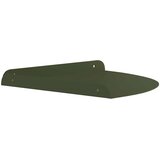  Lebdeća polica s policom 2 pcs Maslinasto zelena 30 x 30 x 2 cm | Eponuda.com