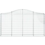 Lučne gabionske košare 14kom 200x30x100/120cm pocinčano željezo | shoptok.hr