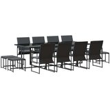  Vrtni set za objed 13 pcs Crna Čelik | shoptok.hr