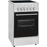 EXQUISIT Izvrsten elektricni štedilnik z ECM 8-4 BZ Inox 50 cm, steklokeramicnim poljem | Shoptok.si
