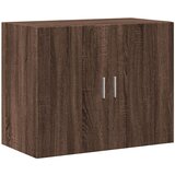 Maison Chic Stenska omarica - Zidna omarica rjavi hrast 80x42,5x64 cm inženirski les iu578, (22063032) Cene
