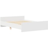  Okvir kreveta s uzglavljem i podnožjem bijeli 150 x 200 cm | shoptok.hr