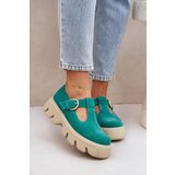 Zazoo Suede Loafers With Buckle | Shoptok.si