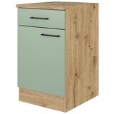 Flex-Well Kuhinjska Spodnja Omarica Cara, Zelena, Hrast | Shoptok.si