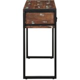 vidaXL Konzolni stol Višebojni 100x35x75 cm puno drvo obrađeno | shoptok.hr