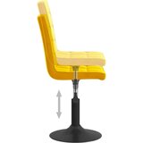 vidaXL Vrtljivi jedilni stoli 4 kosi gorčično rumen žamet, (20947769) | Shoptok.si